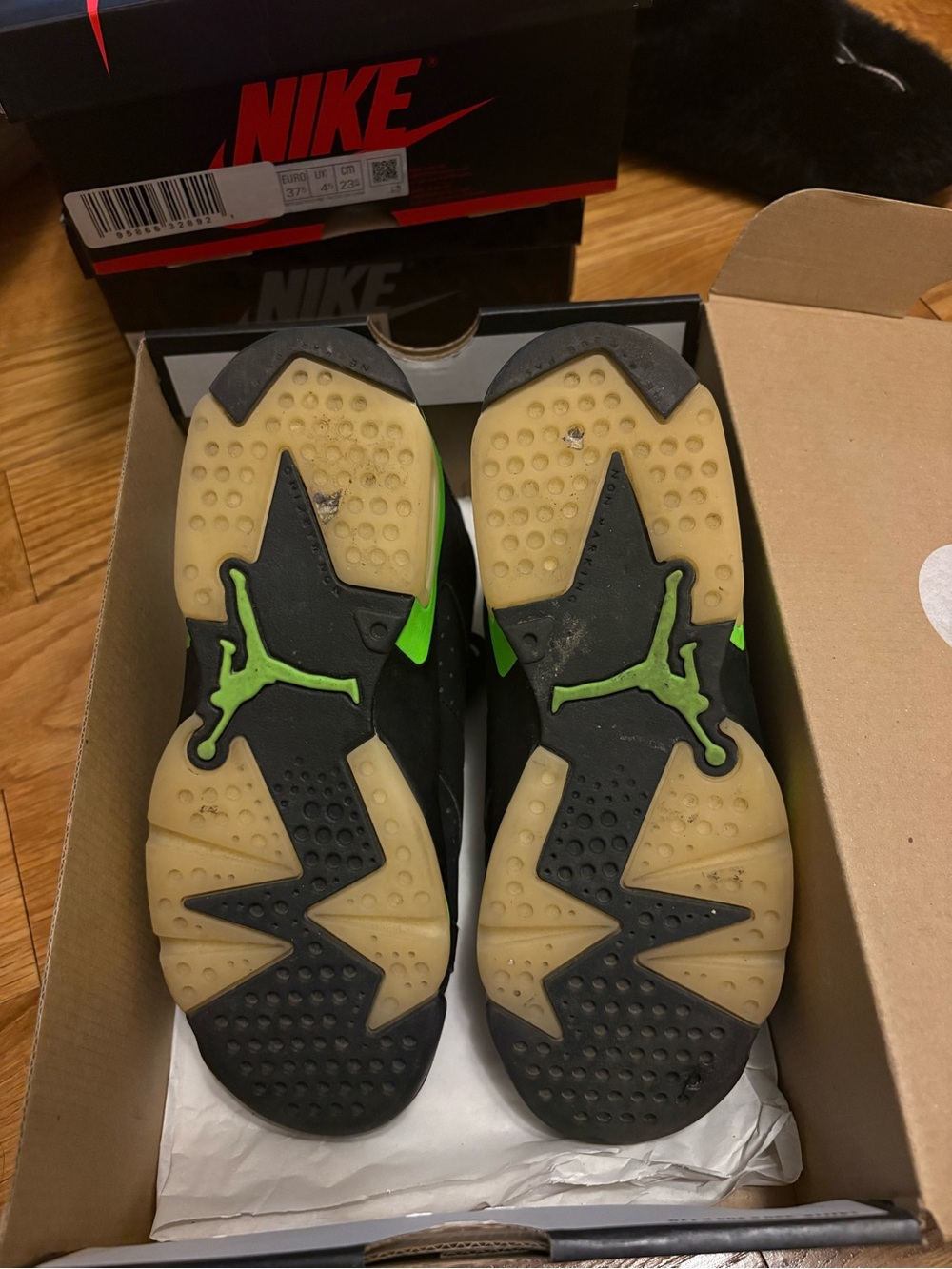 Electric green 6’s - Picture 2 of 2